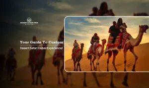 custom desert safari Dubai experience | luxury customized desert safari Dubai Blog Banner by Dubai Desert Safari Trip