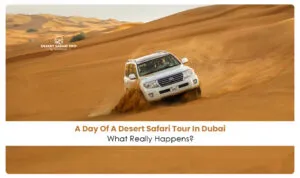 Desert Safari Tour in Dubai | Dubai desert safari itinerary Blog Banner by Dubai Desert Safari Trip